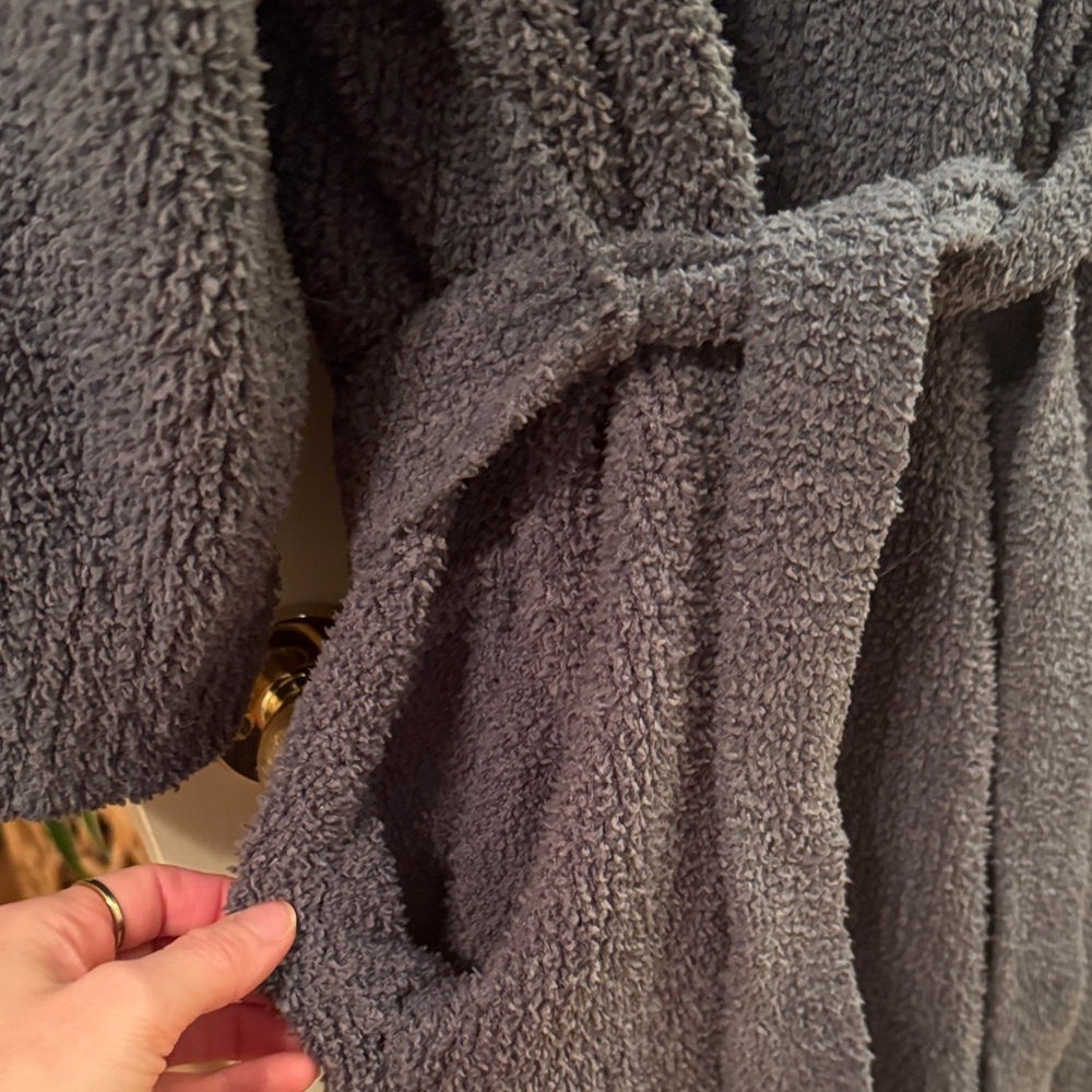 Gray Super Soft Robe - Picture 6 of 6